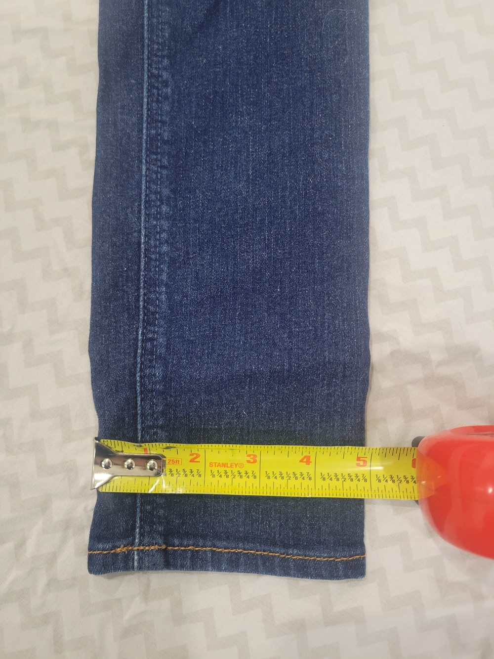 Hollister Women's Distressed Dark Blue Skinny Jeans W25 L 31 - Picture 5 of 11